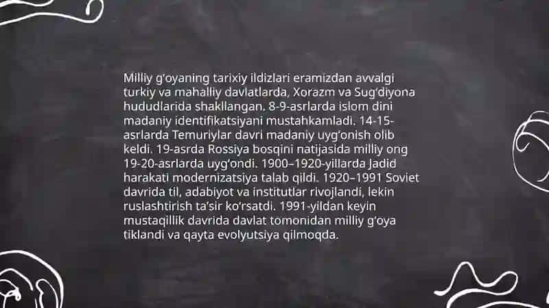 Milliy gʻoyaning oʻziga xos xususiyatlari mexanizmlari va vositalari 4