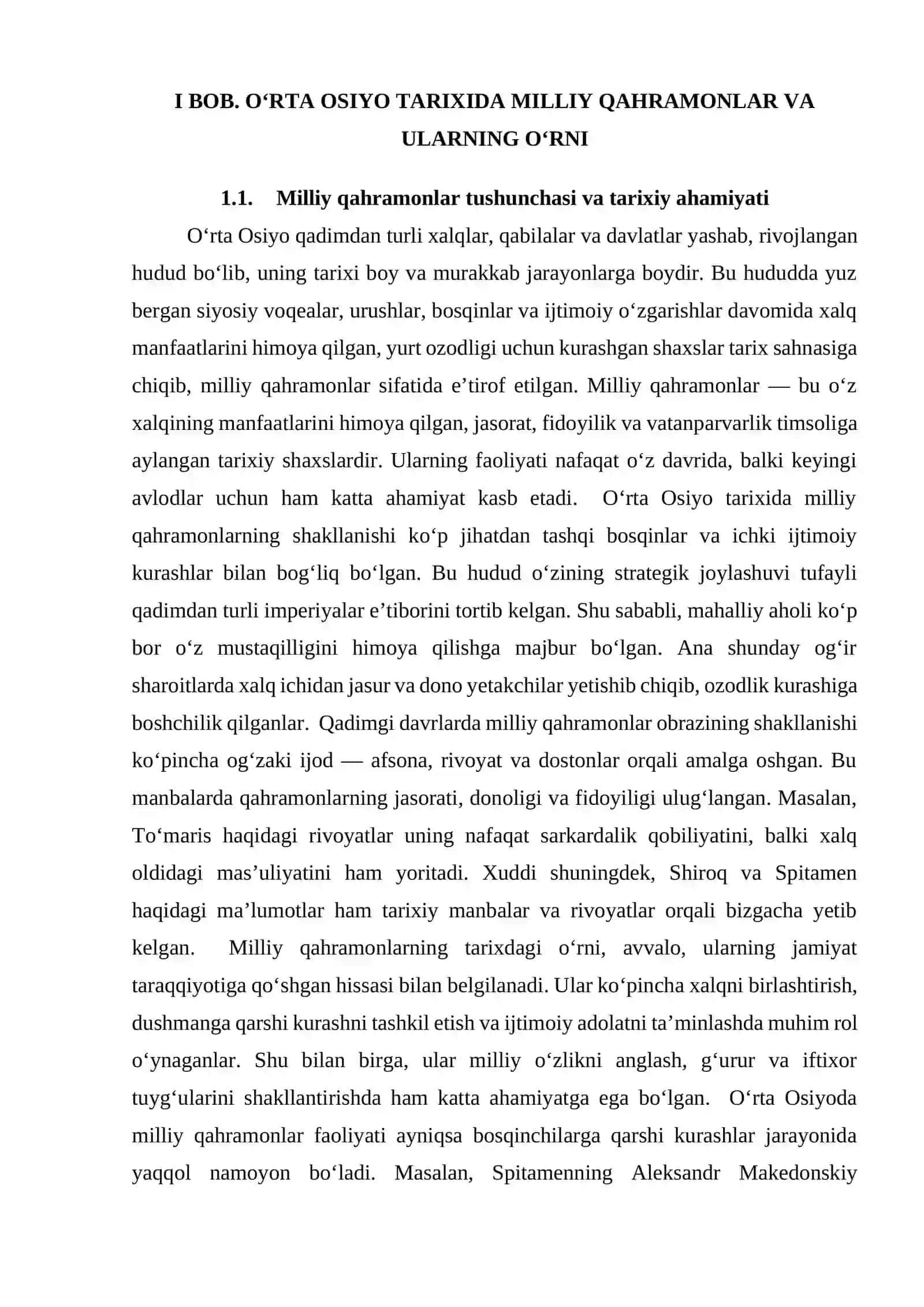 O‘RTA OSIYO TARIXIDA MILLIY QAHRAMONLAR VA ULARNING O‘RNI 4