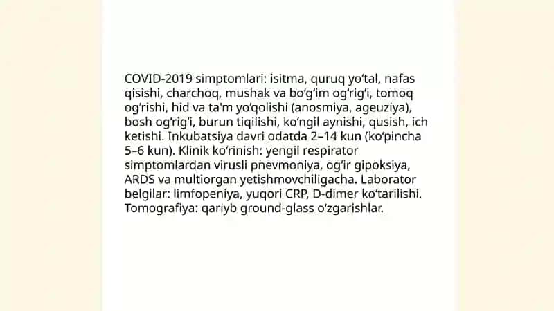 COVID-2019 epidemiologiyasi va tarqalishi 4
