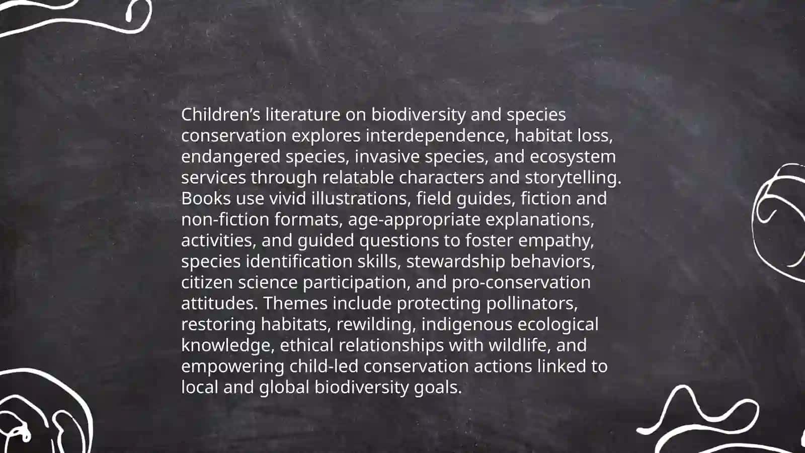 Environmental themes in children's literature 4