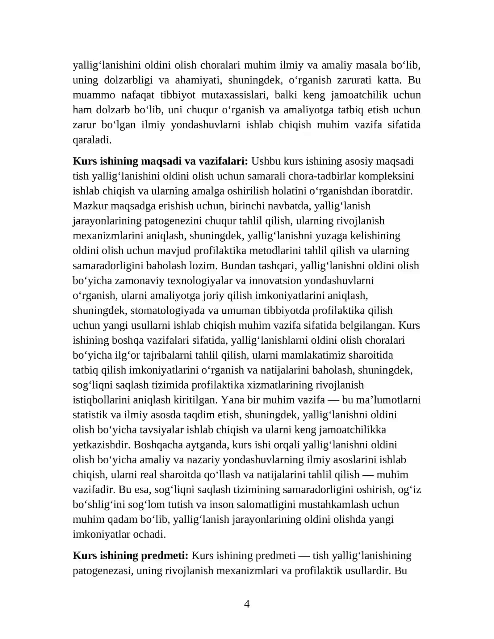 Tish yallig'lanishini oldini olish choralari 4