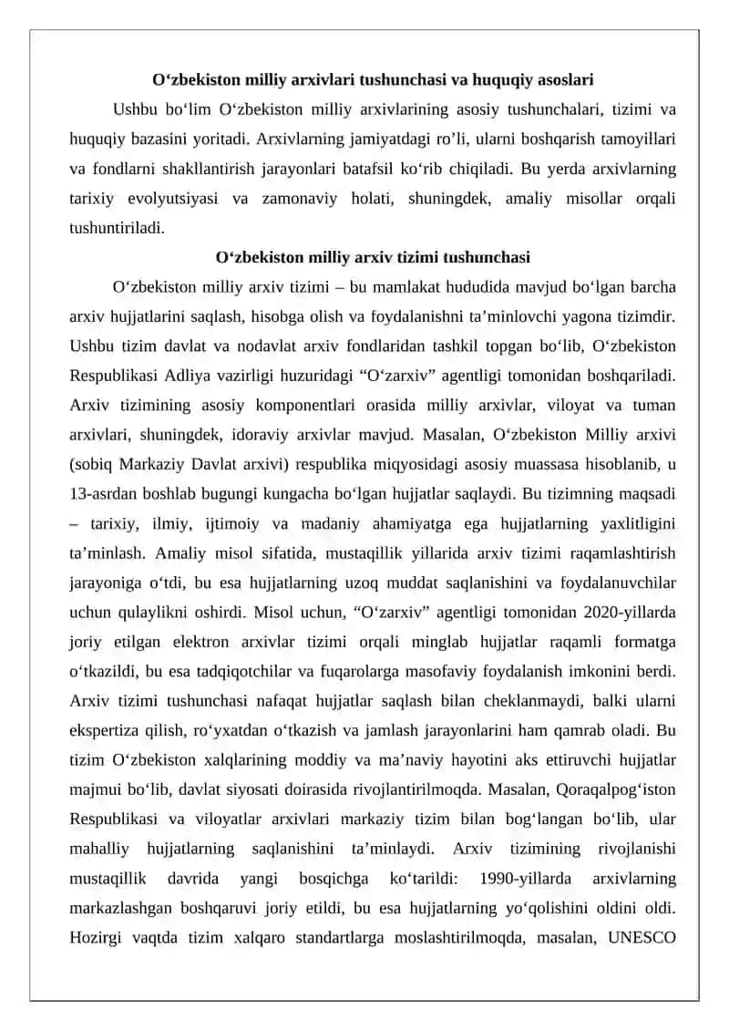 O‘zbekiston milliy arxivlari va fondlari 4