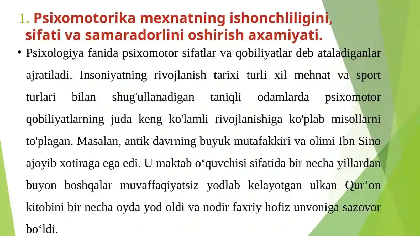 INSON PSIXOMOTORIKASI XARAKTERISTIKASINI ANIQLASH 4