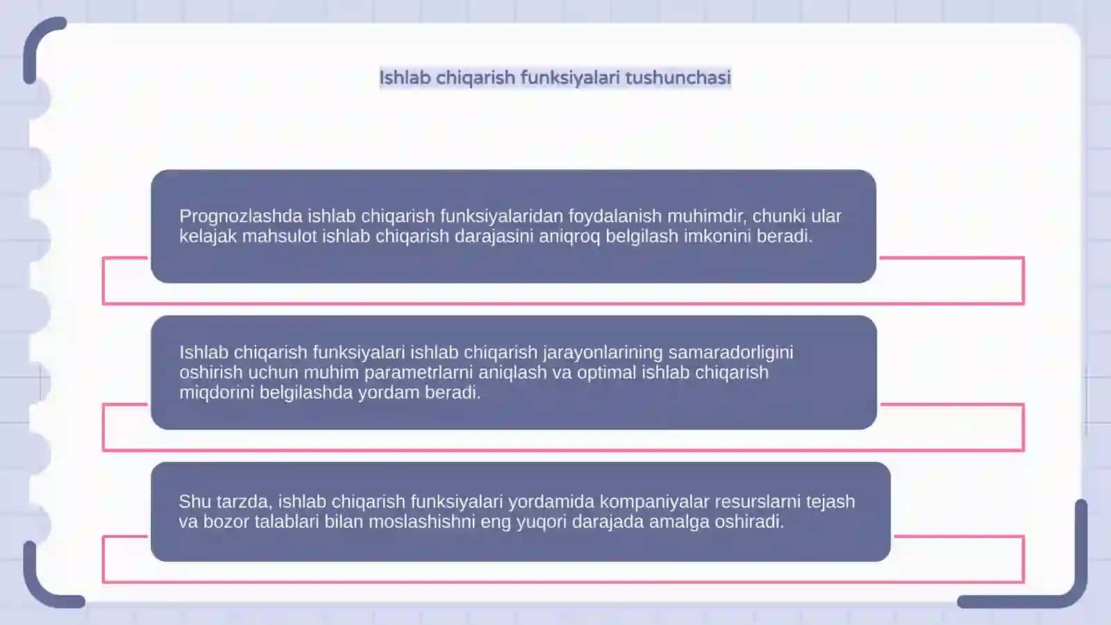 Prognozlashda ayrim ishlab chiqarish funksiyalaridan foydalanish 4