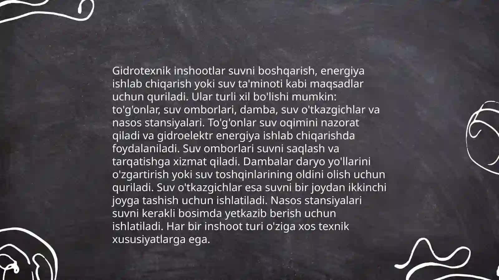 Gidrotexnika inshootlari davlat kadastrlarini yuritish tartibi bilan tanishish 4