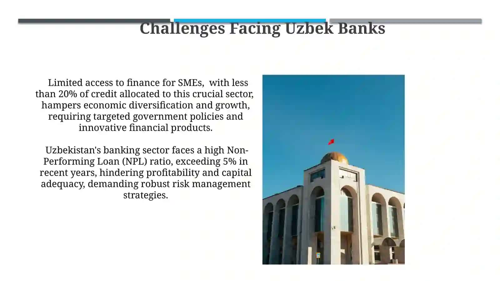 Banks in Uzbekistan and their management 4