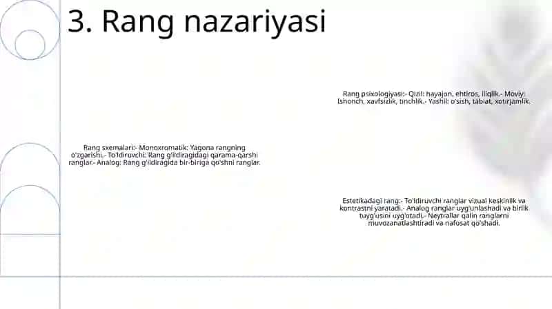 Estetik asoslar 4