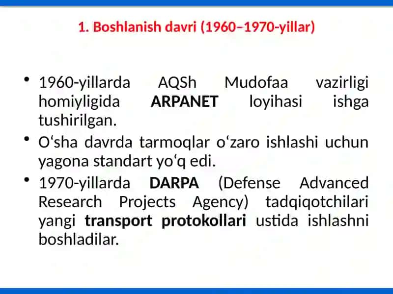 TCP va UDP transport bosqichlari 4