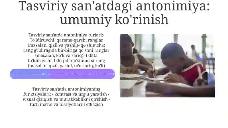 Antonimiya va semantik munosabatlar 4