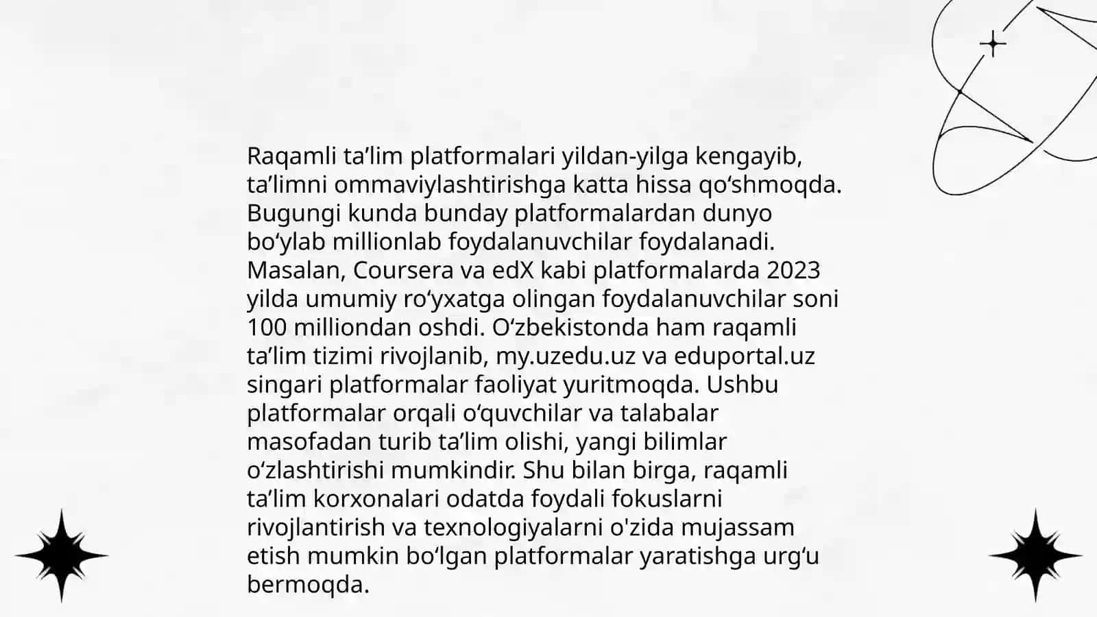 Dars rivojlanishining asosiy tendensiyalari 4