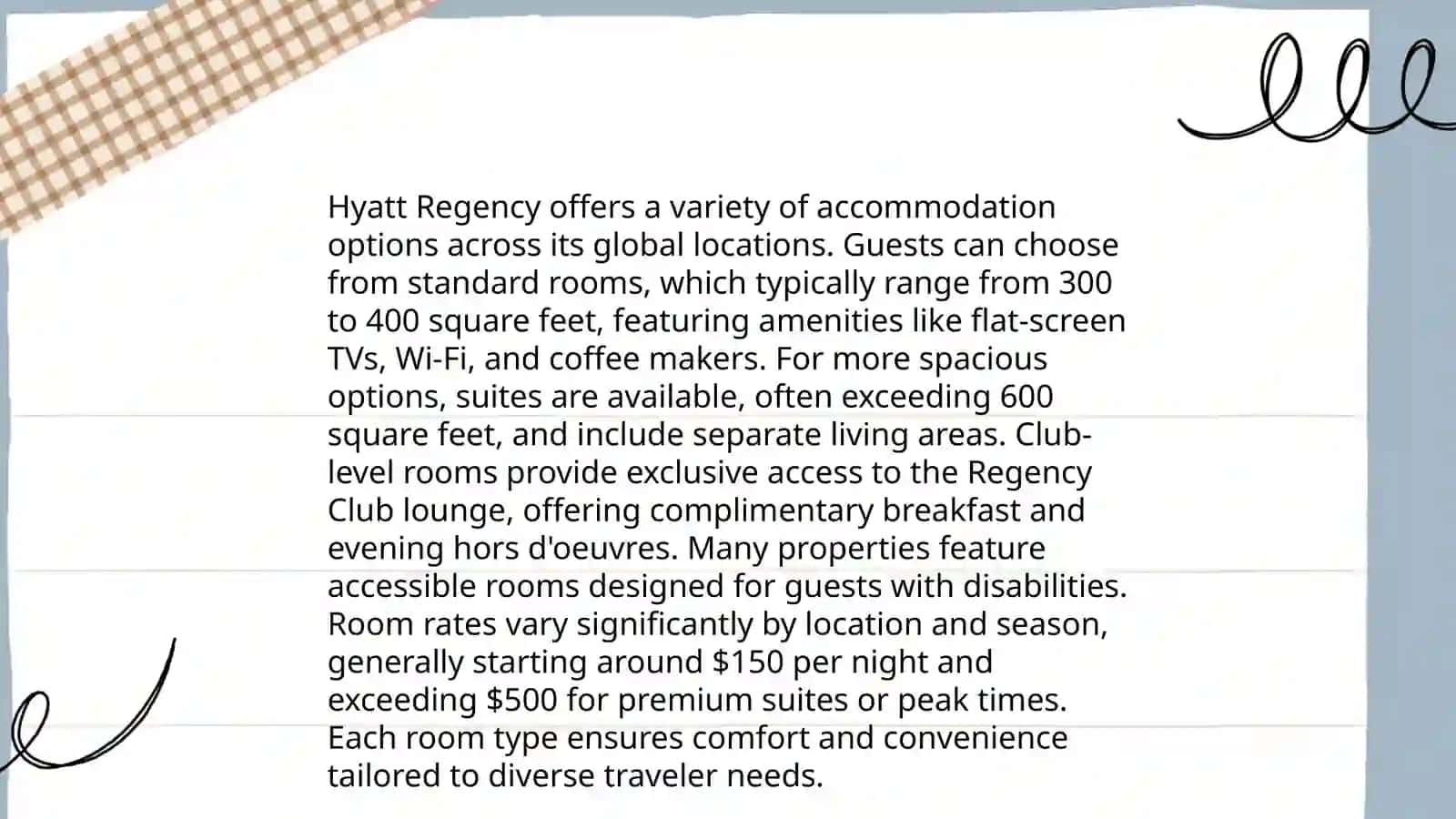 Introduction to Hyatt Regency Hotels 4