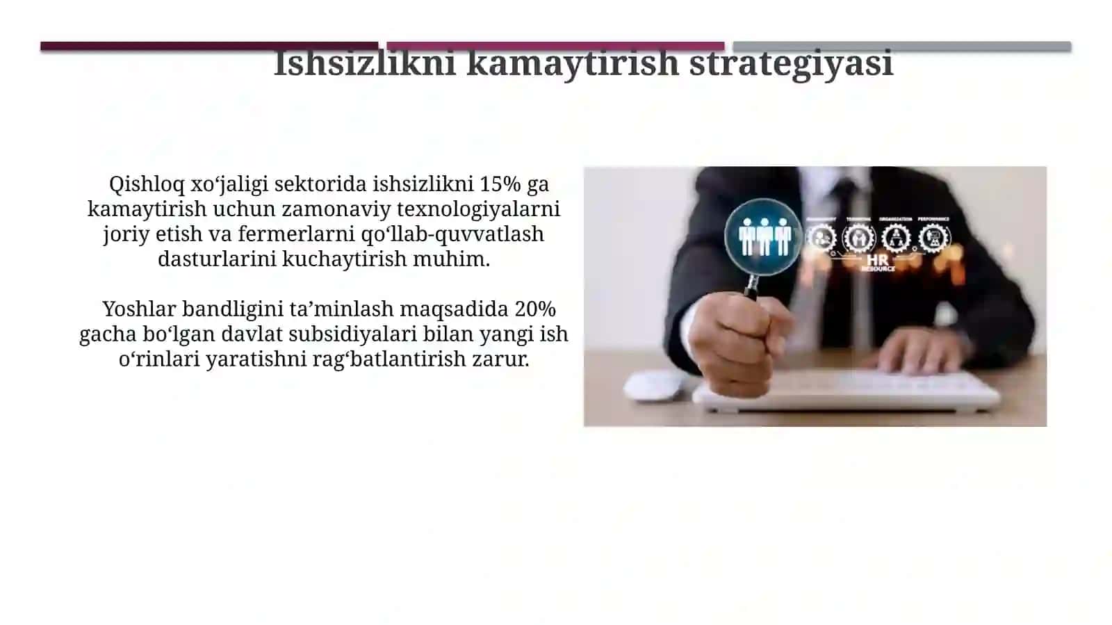 Ishsizlik: turlari va o’lchov usullari 4