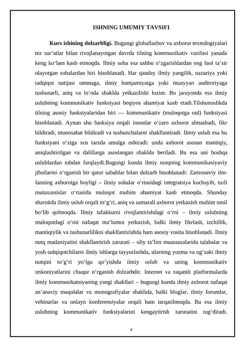 Ilmiy uslubning kommunikativ funksiyasi 4
