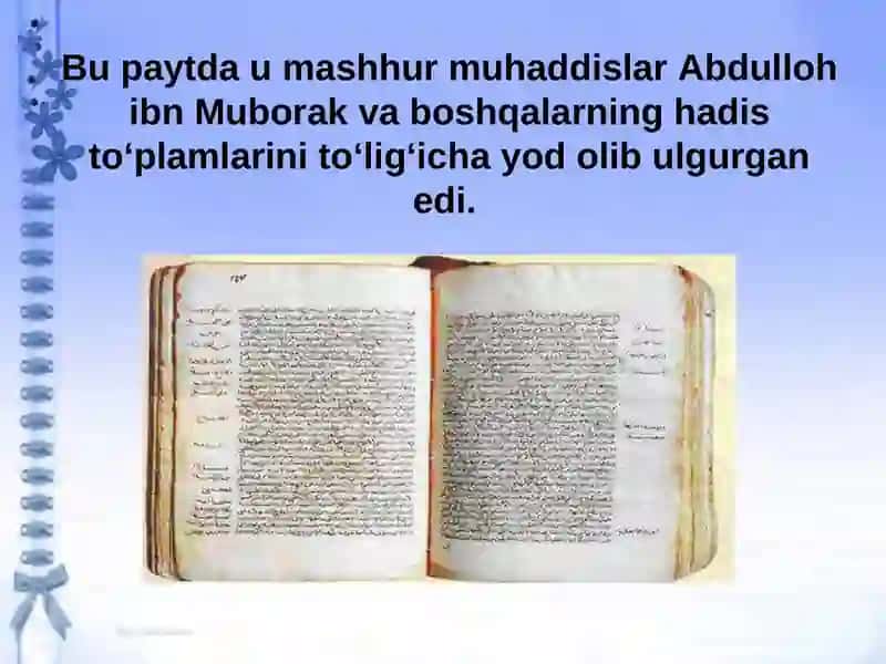 Imom Ismoil Al-Buxoriy (810 - 871) 4