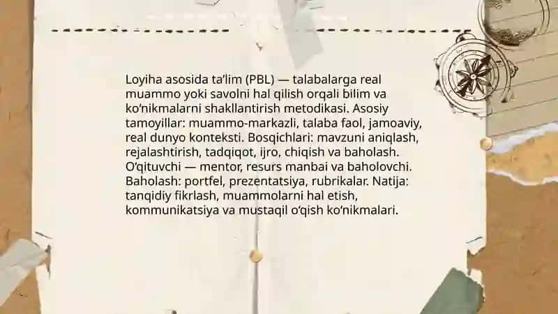 Ta’limda innovatsion metodlar.6 Axmadaliyev Sardorbek 4