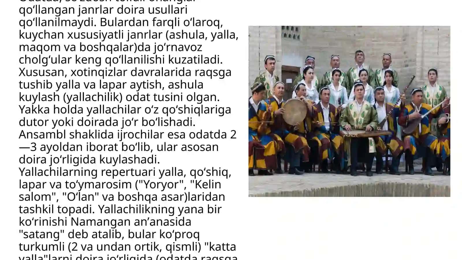 Farg’ona Toshkent mahalliy uslubi 4