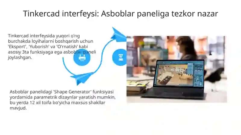 3D tinkercad o‘quv platformasini imkoniyatlarini o‘rganish 4