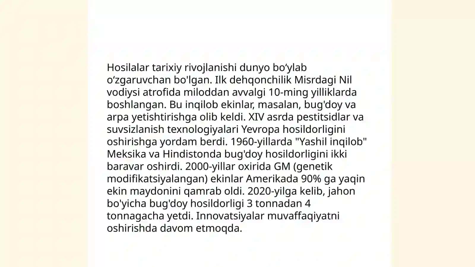 Hosilalar 4