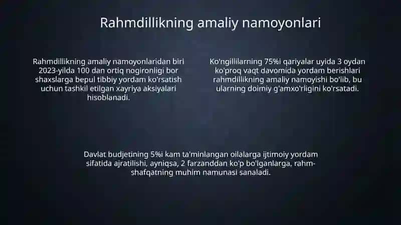 Rahmdillikning ta'rifi va ahamiyati 4