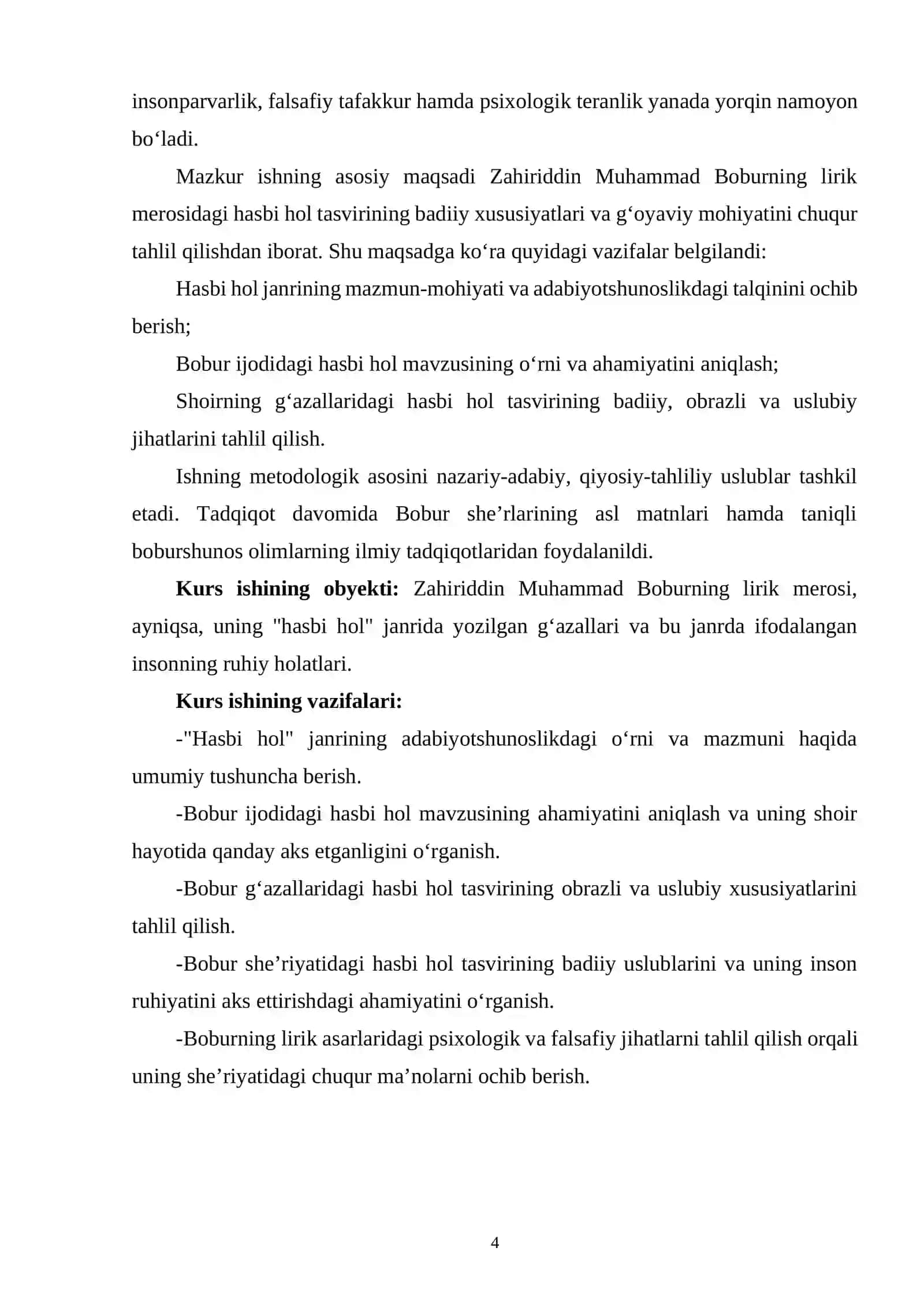 Hasbi Hol Tasviri Bobur Lirikasida 4