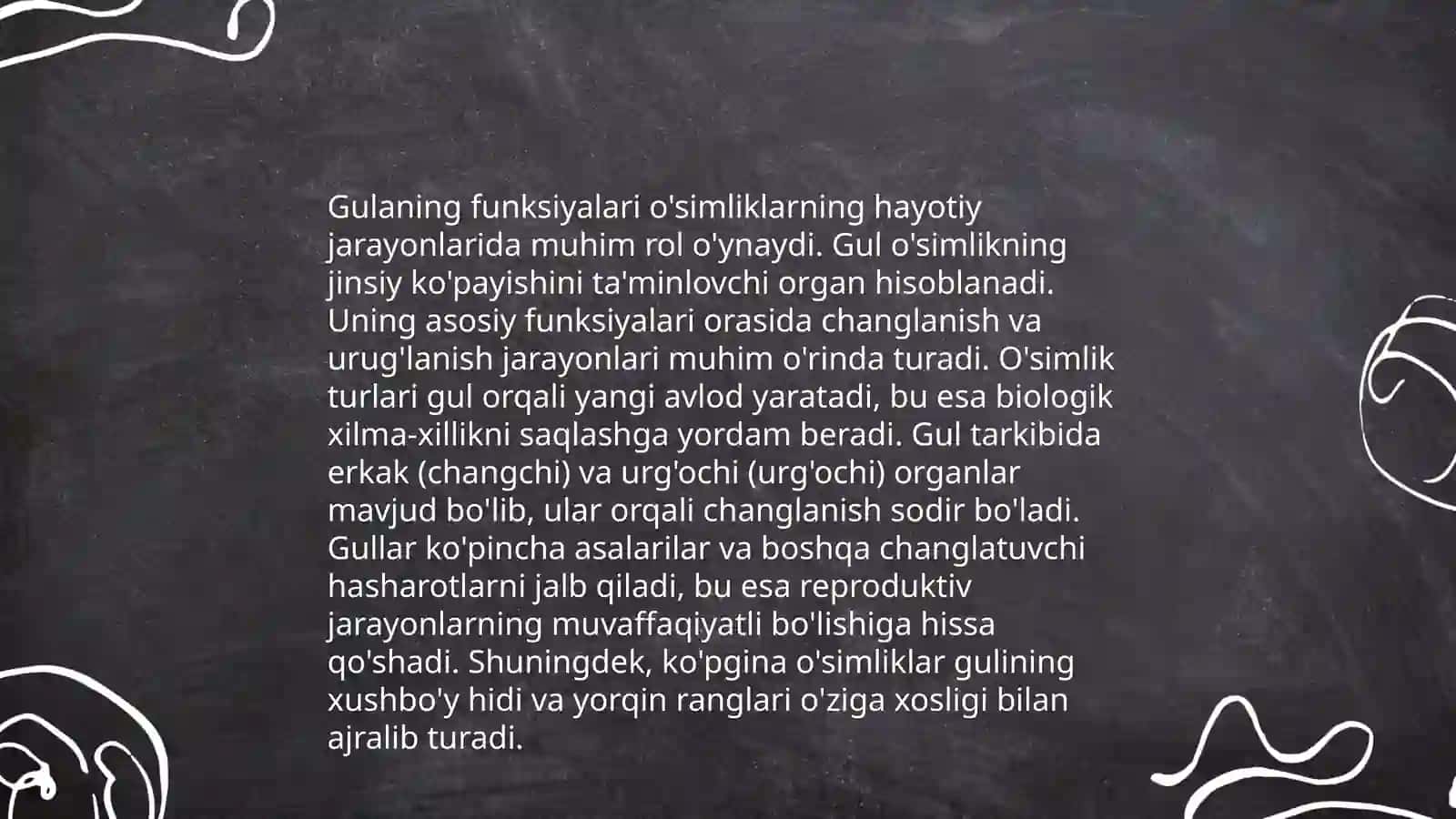 O'simlikning generativ organlari 4