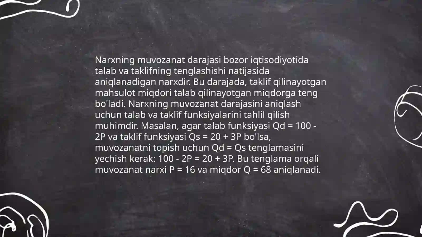 Iqtisodiy muvozanat 4