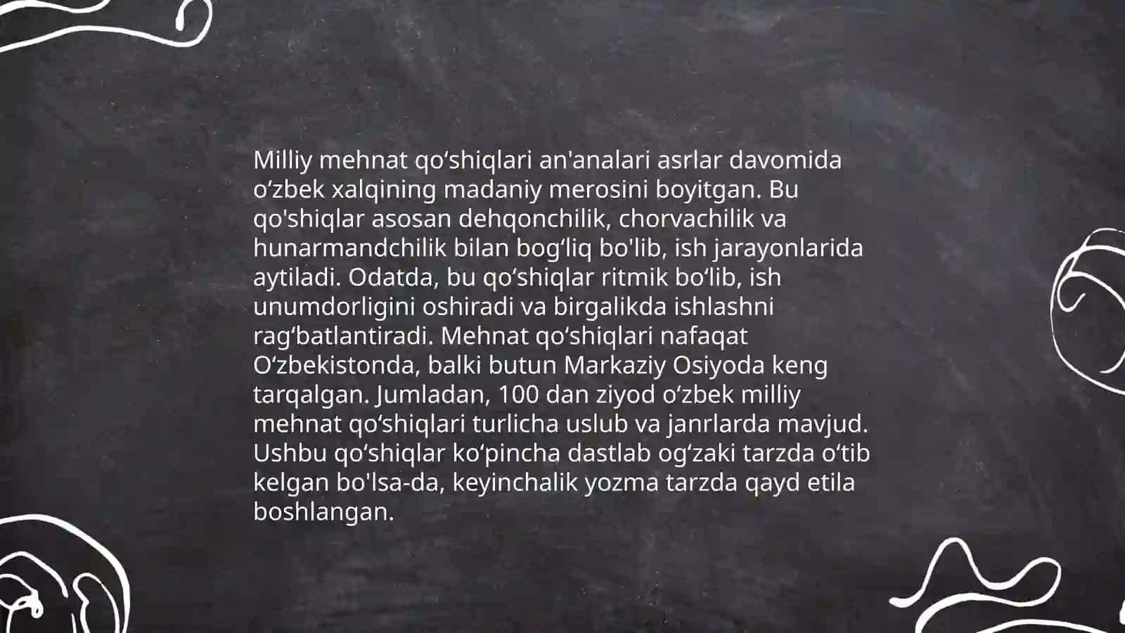 Mehnat qo'shiqlari na'munalarining qiyosiy tahlili 4