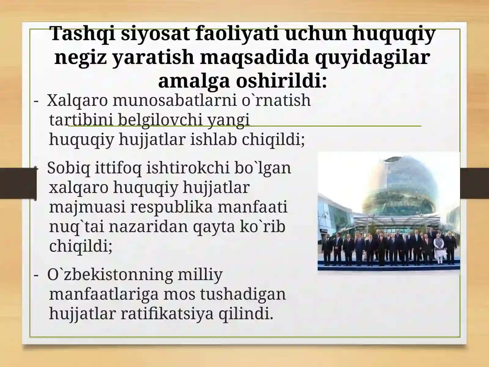 O‘zbekiston va jahon hamjamiyati 4