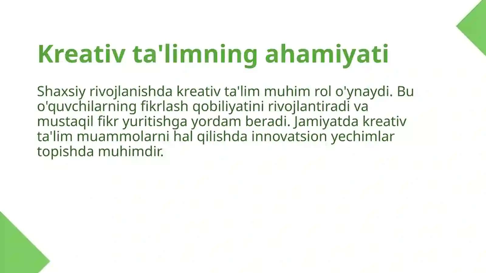 Pedagogik kreativlik 4