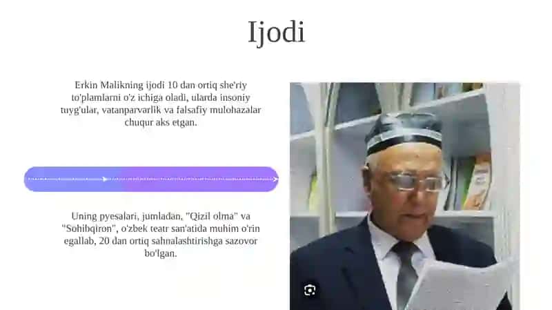 Erkin Malikning hayoti va ijodi 4