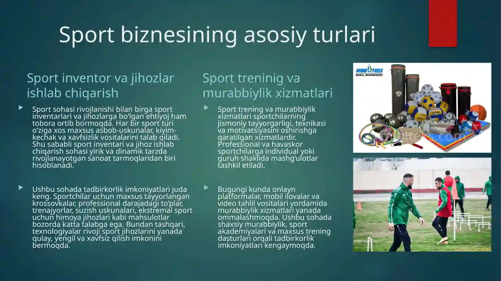 SPORT DATAD BIR QORLIK VA BIZNES MODEL 4