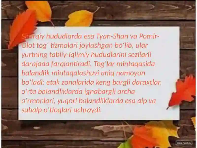 O'zbekistonning o'simlik va hayvonot dunyosi 4
