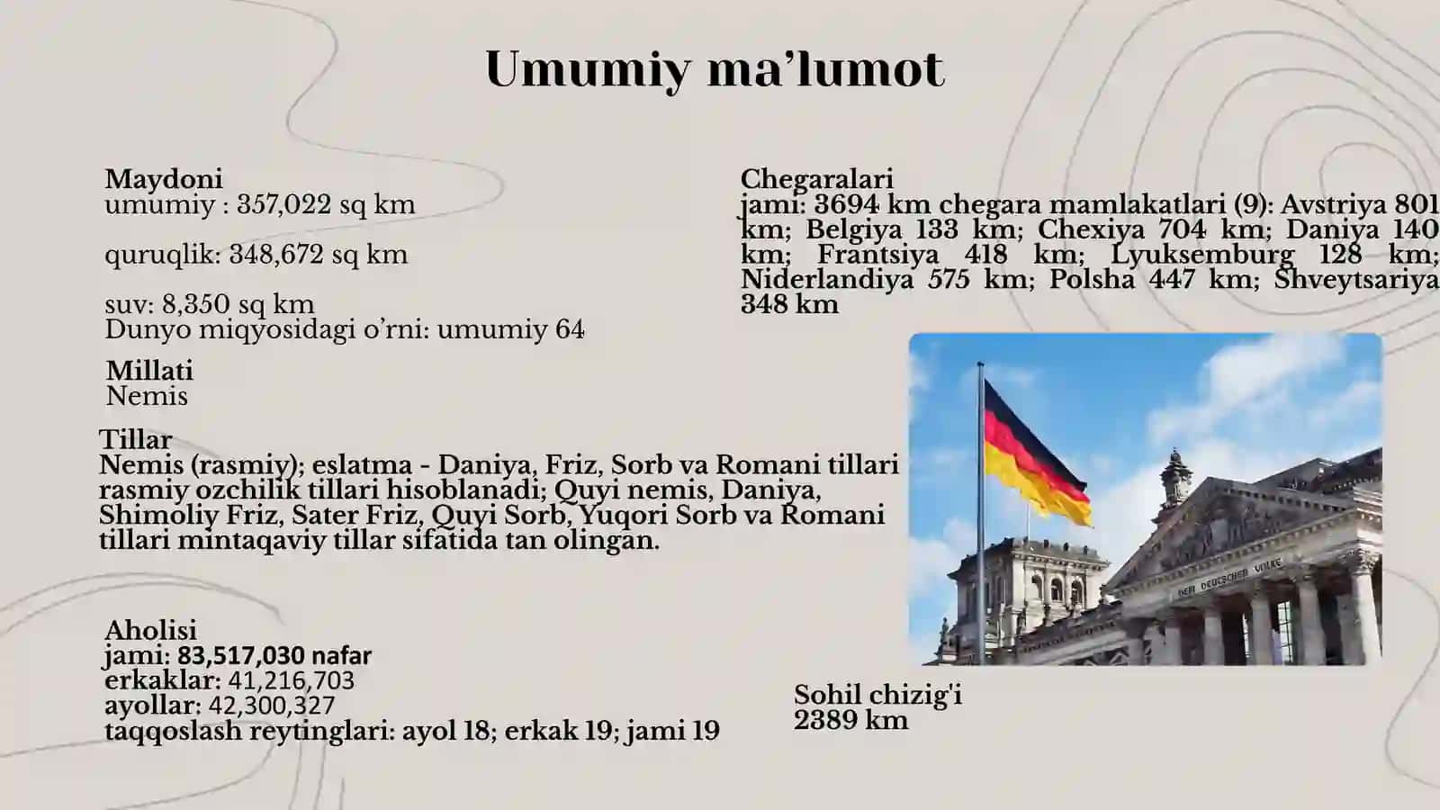 Germaniyahaqida umumiy ma’lumot 4