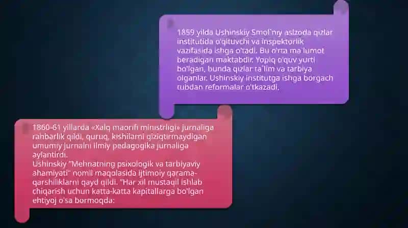 K.D.USHINSKIYNING PEDAGOGIK G‘OYALARI 4