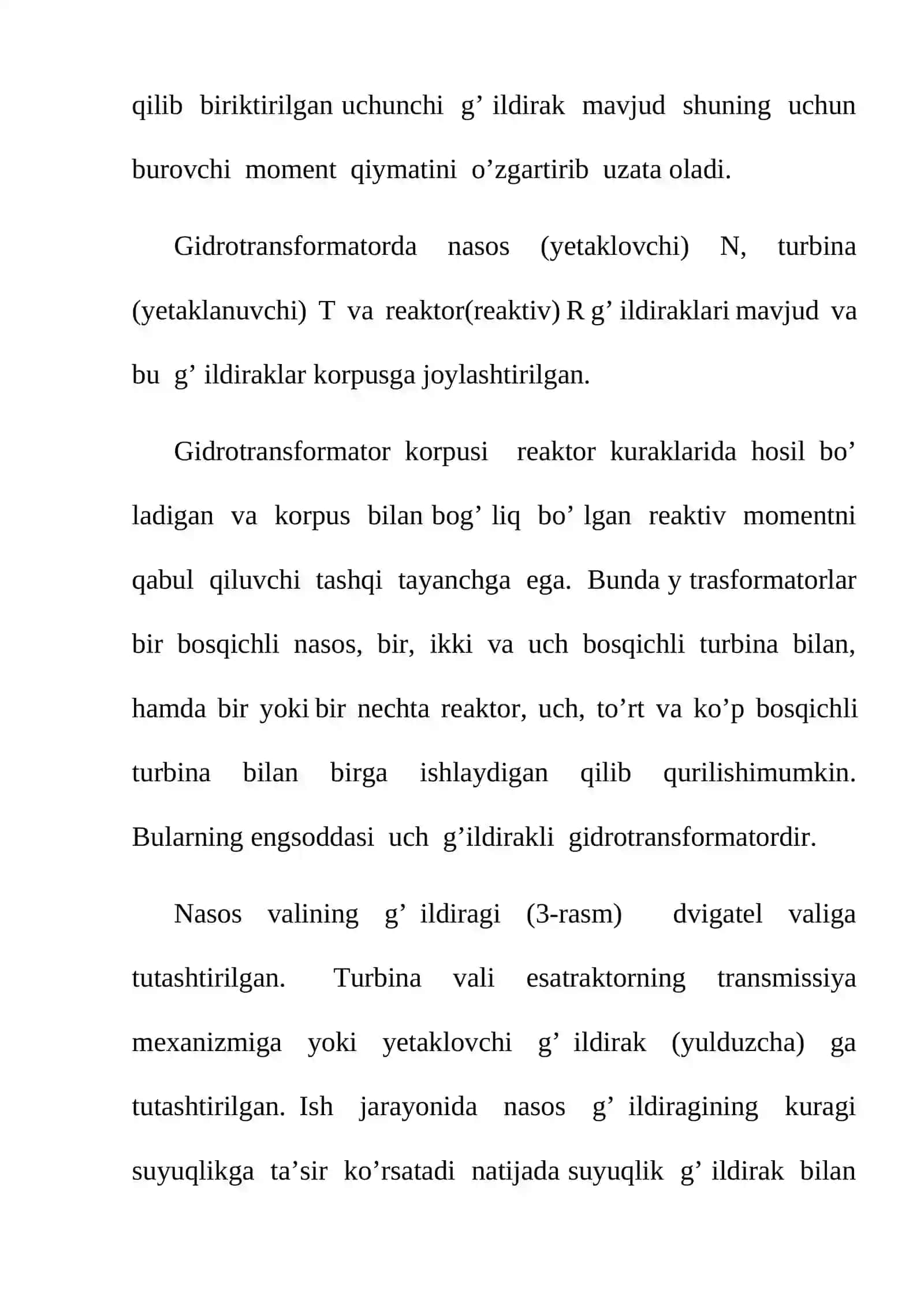 Mashinasozlik sohasida gidravlik jihozlarning o’rni 4