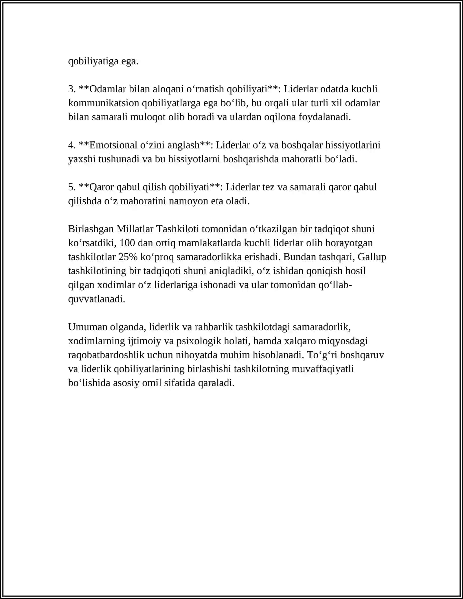 RAHBAR VA LIDER TUSHUNCHASI 4