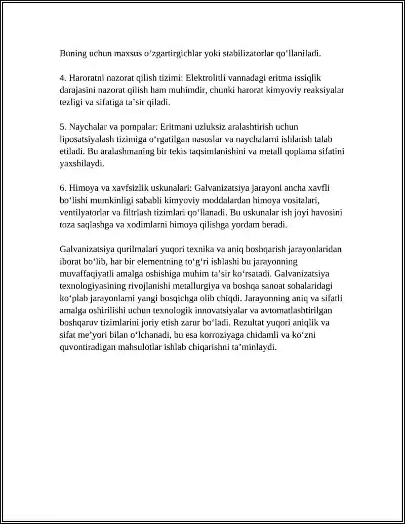 Galvanizatsiya (elektroplating) qurilmalari 4