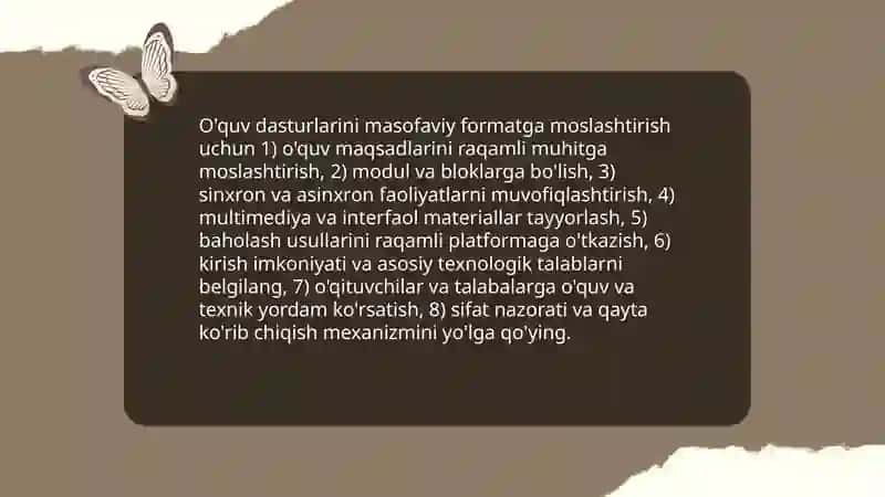 Masofaviy taʼlimni tashkil etish va boshqarish 4