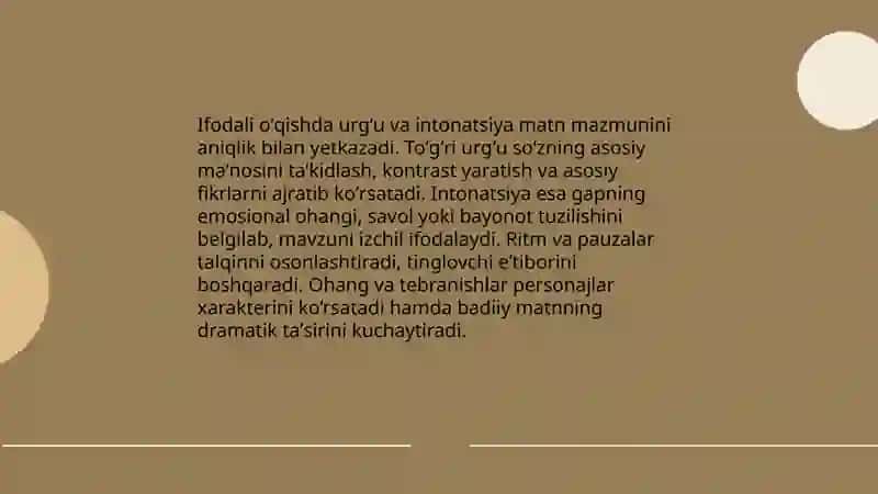 Badiiy talaffuz va orfoepiya 4