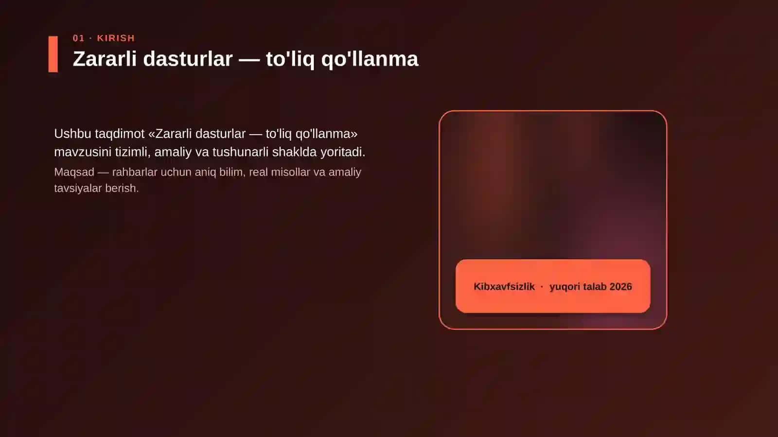 Zararli dasturlar — to'liq qo'llanma 4