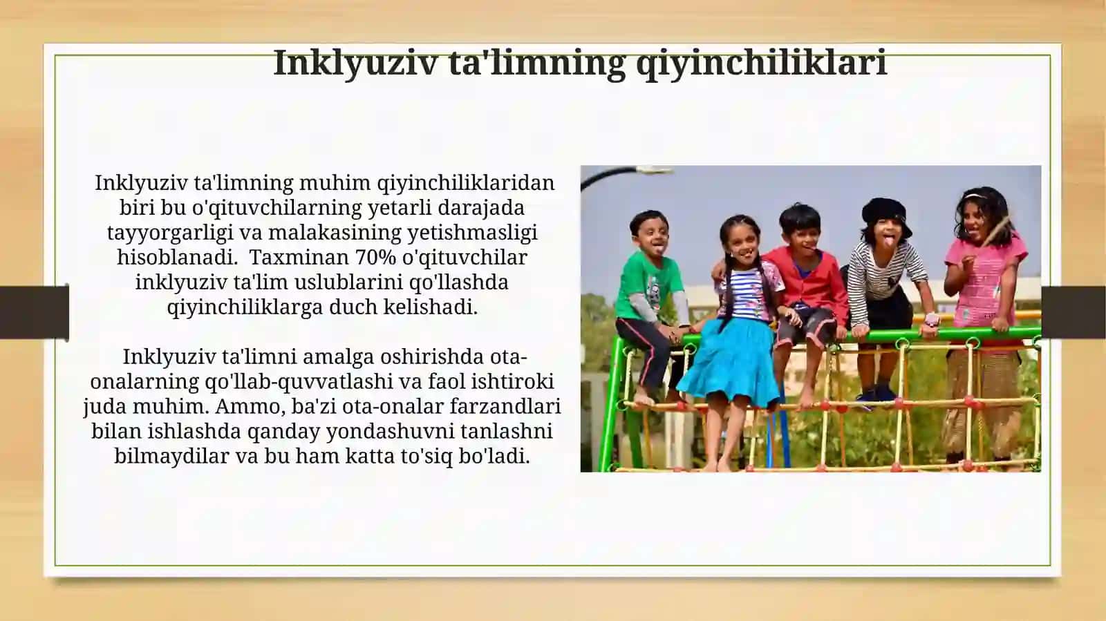 Inklyuziv Ta'lim va Tarbiyaning Samaradorligini Oshirish 4