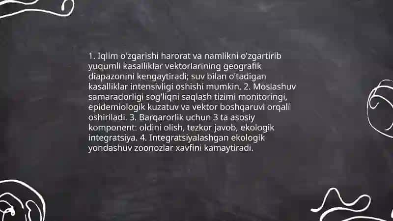 Moslashuv samaradorligi kassalikning ekologik jihatlari 4