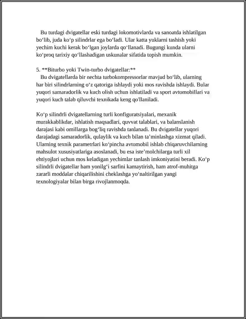 KOP SILINDRLI DVIGATELLAR 4