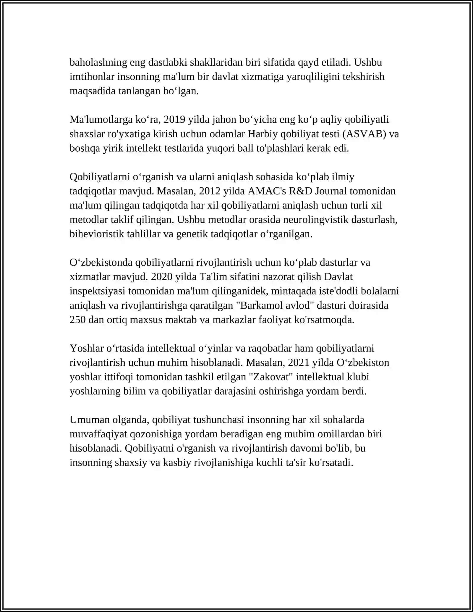 QOBILIYAT VA UNING RIVOJLANISHI 4