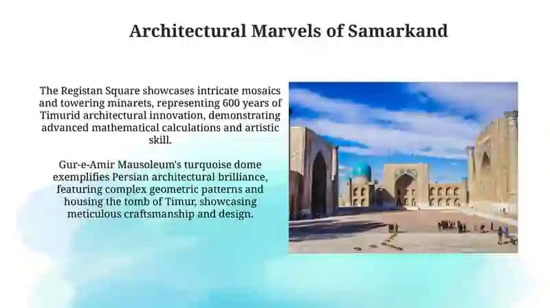 Samarkand: Crossroads of History and Culture 4