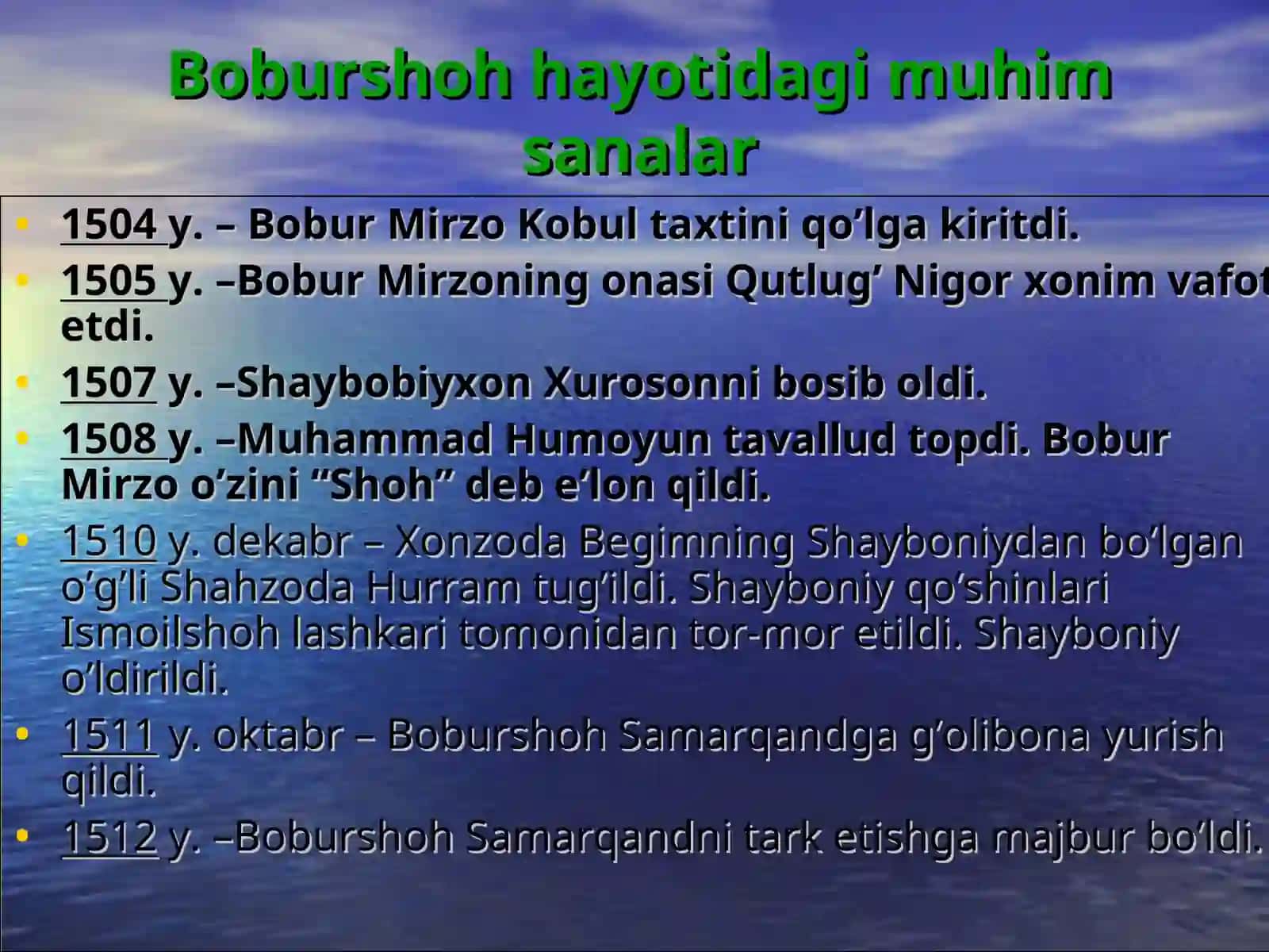 Zahiriddin Muhammad Bobur 4