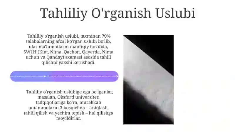 Sezgi o’rganlari va analizatorlar 4