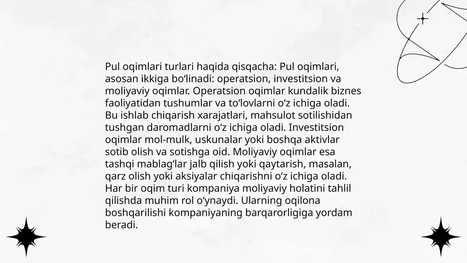 Pul oqimlari 4