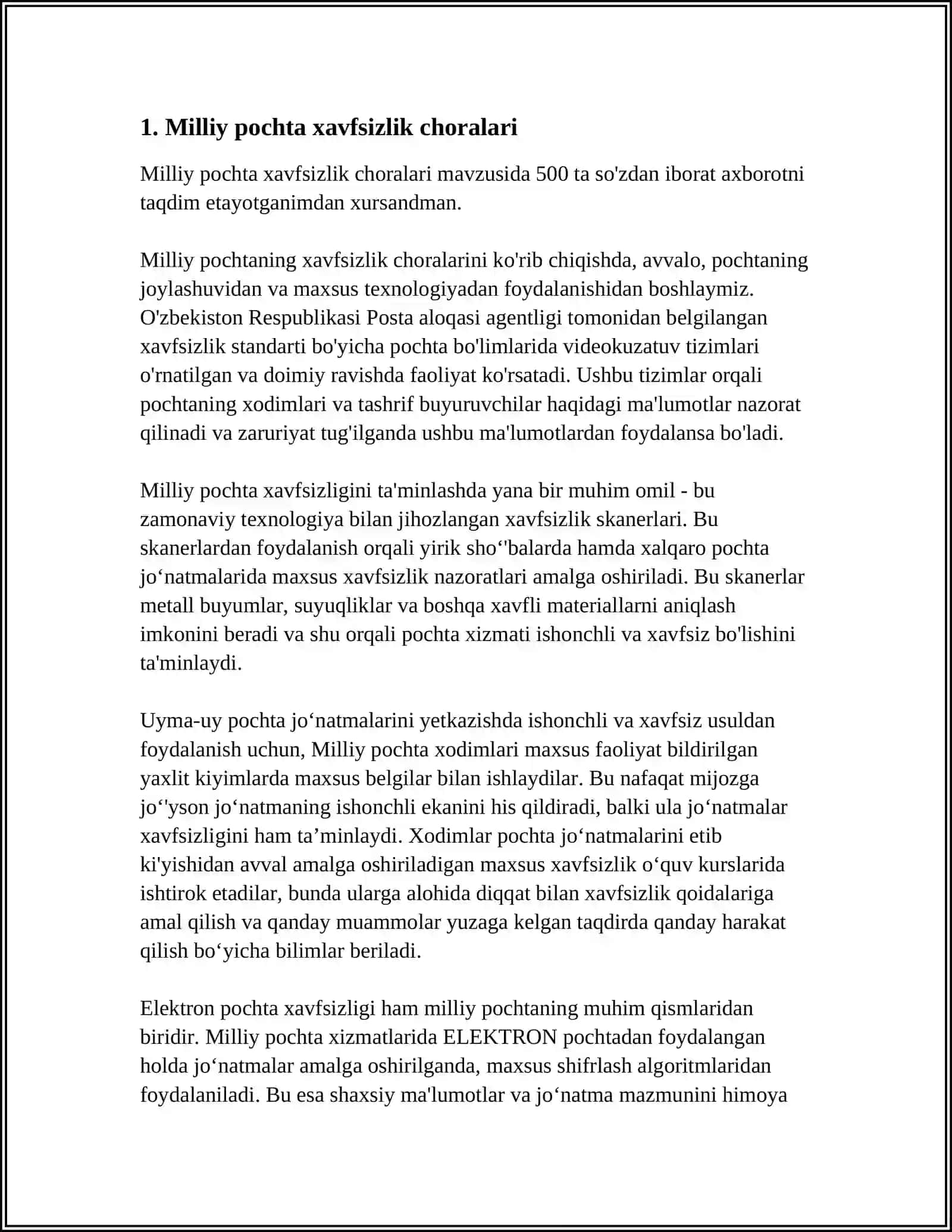 MILLIY ELEKTRON POCHTA XIZMATLARI 4