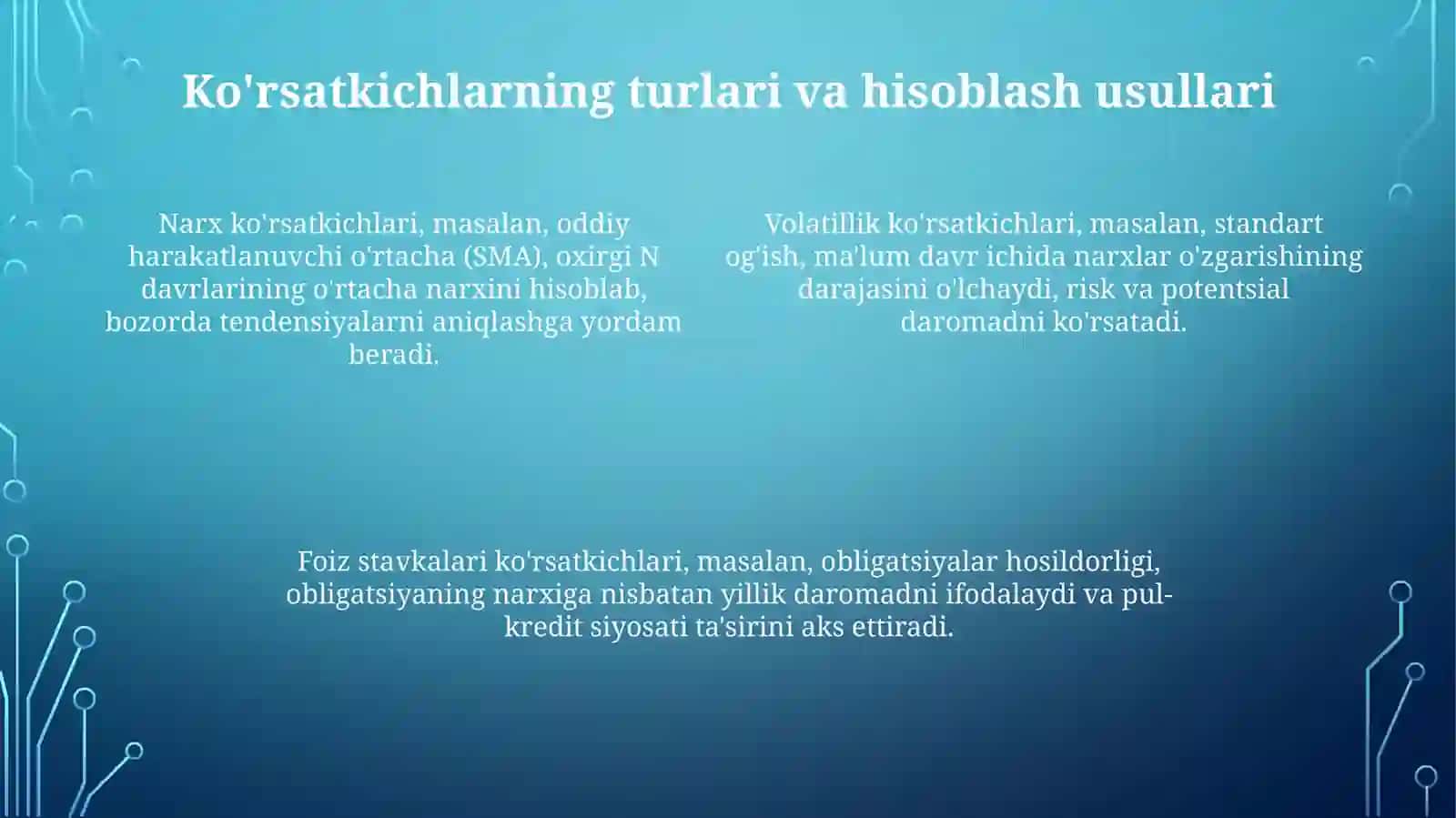 Moliyabozoriindikatorlarinibaholash 4